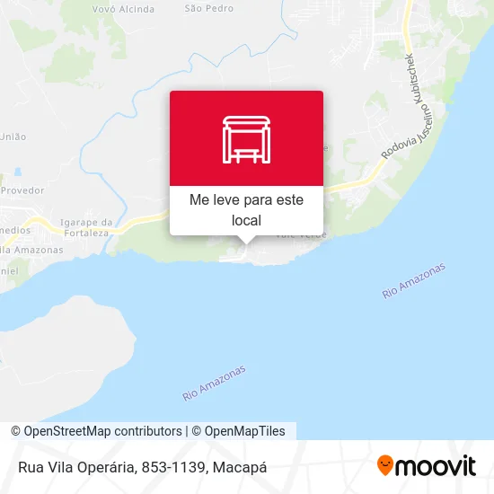 Rua Vila Operária, 853-1139 mapa