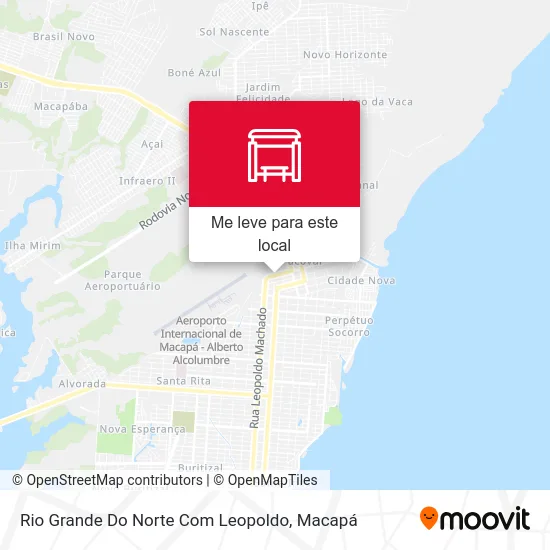 Rio Grande Do Norte Com Leopoldo mapa