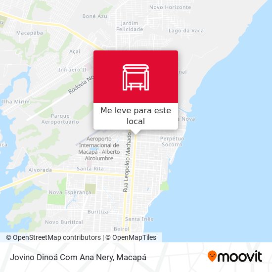 Jovino Dinoá Com Ana Nery mapa