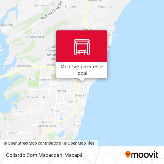 Odilardo Com Macacoari mapa
