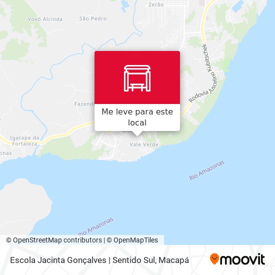 Escola Jacinta Gonçalves | Sentido Sul mapa