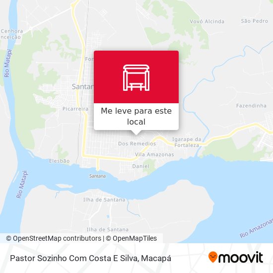 Pastor Sozinho Com Costa E Silva mapa