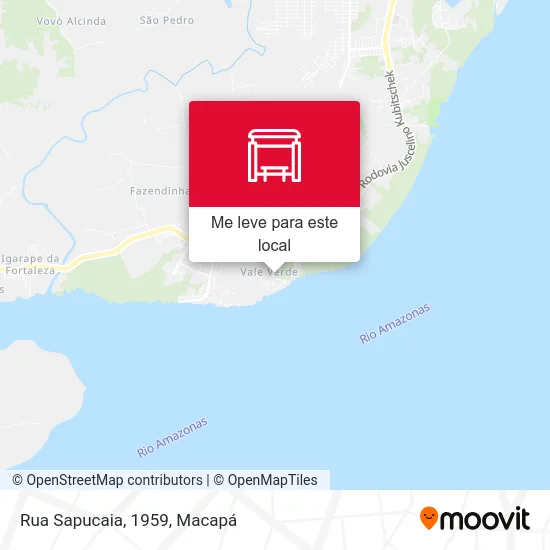 Rua Sapucaia, 1959 mapa