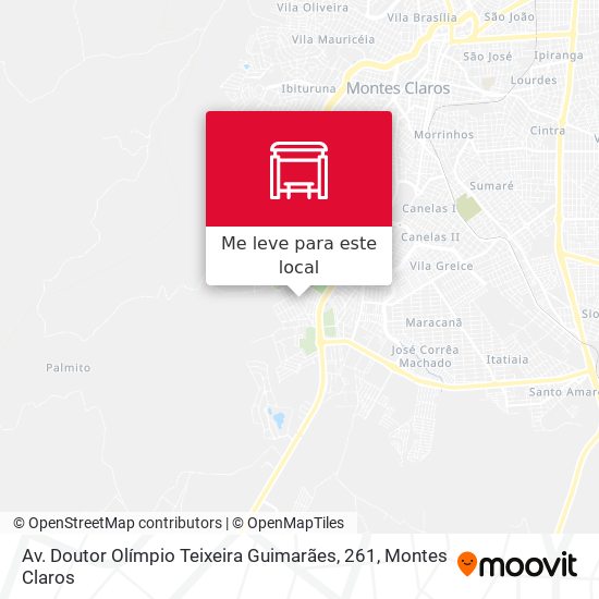 Av. Doutor Olímpio Teixeira Guimarães, 261 mapa