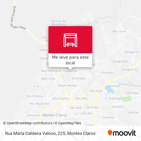 Rua Maria Caldeira Veloso, 225 mapa