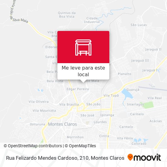 Rua Felizardo Mendes Cardoso, 210 mapa