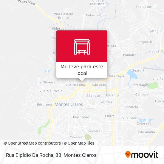 Rua Elpídio Da Rocha, 33 mapa