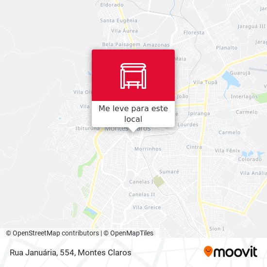 Rua Januária, 554 mapa