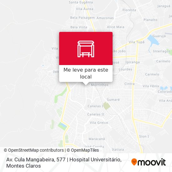 Av. Cula Mangabeira, 577 | Hospital Universitário mapa