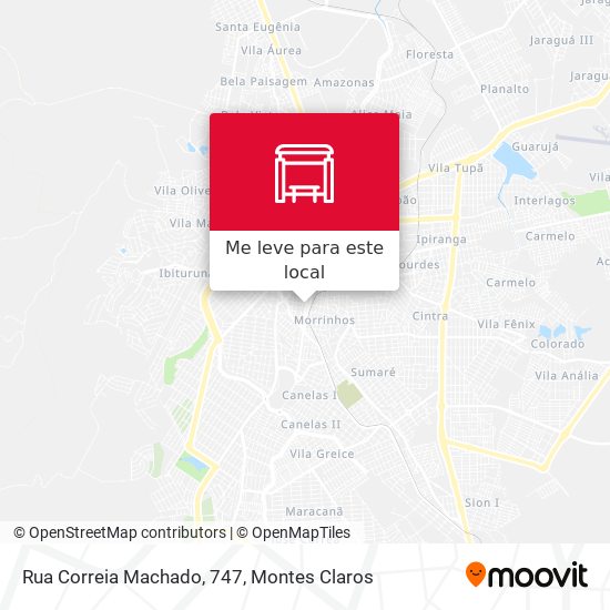 Rua Correia Machado, 747 mapa