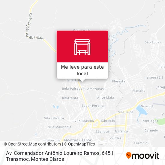 Av. Comendador Antônio Loureiro Ramos, 645 | Transmoc mapa