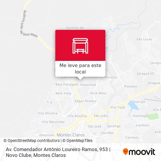 Av. Comendador Antônio Loureiro Ramos, 953 | Novo Clube mapa