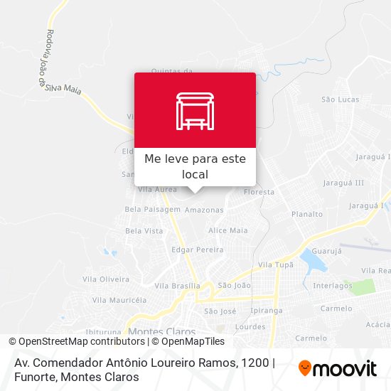 Av. Comendador Antônio Loureiro Ramos, 1200 | Funorte mapa