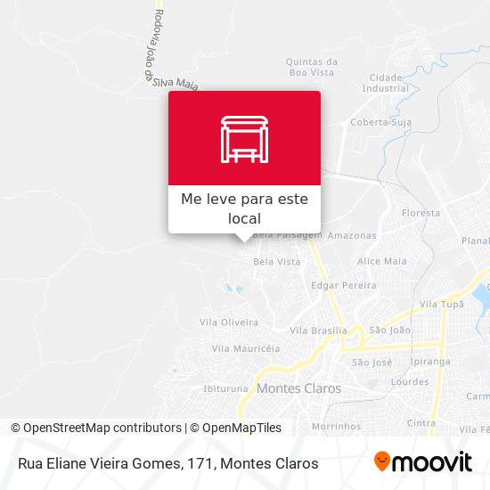 Rua Eliane Vieira Gomes, 171 mapa