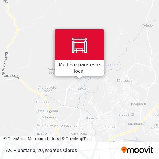 Av. Planetária, 20 mapa