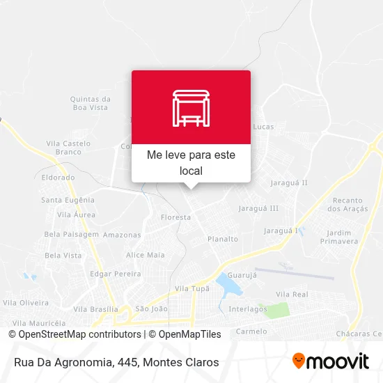 Rua Da Agronomia, 445 mapa