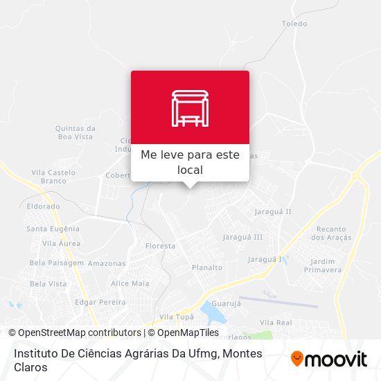 Instituto De Ciências Agrárias Da Ufmg mapa