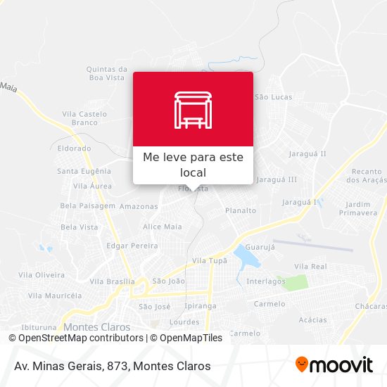 Av. Minas Gerais, 873 mapa