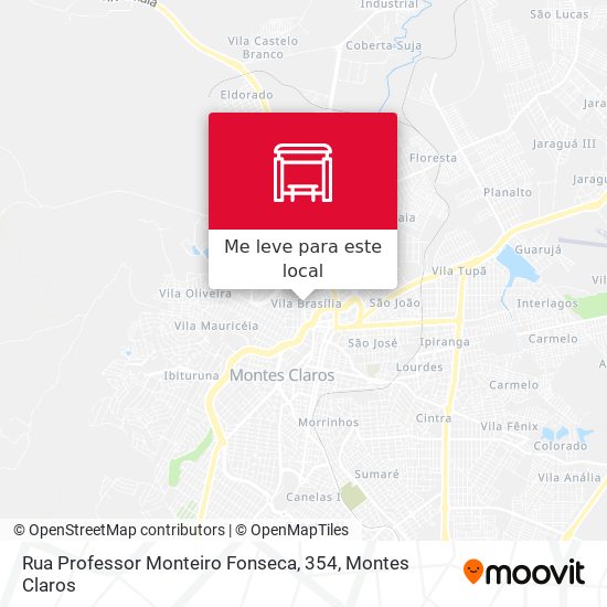 Rua Professor Monteiro Fonseca, 354 mapa