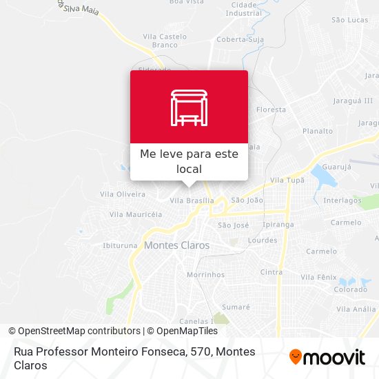 Rua Professor Monteiro Fonseca, 570 mapa