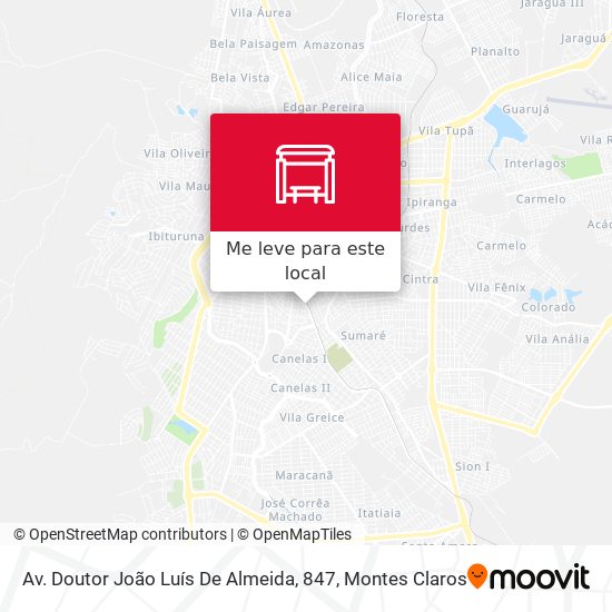 Av. Doutor João Luís De Almeida, 847 mapa