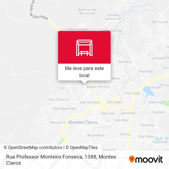 Rua Professor Monteiro Fonseca, 1388 mapa