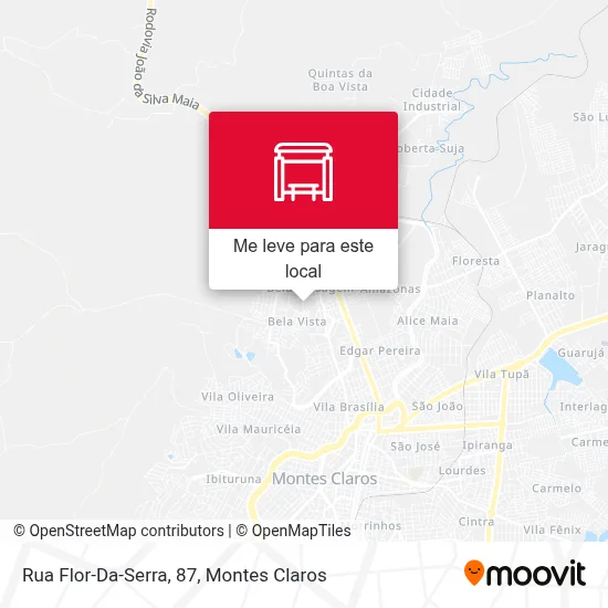 Rua Flor-Da-Serra, 87 mapa