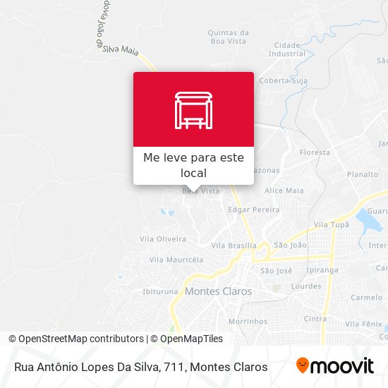 Rua Antônio Lopes Da Silva, 711 mapa