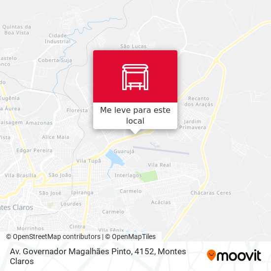 Av. Governador Magalhães Pinto, 4152 mapa