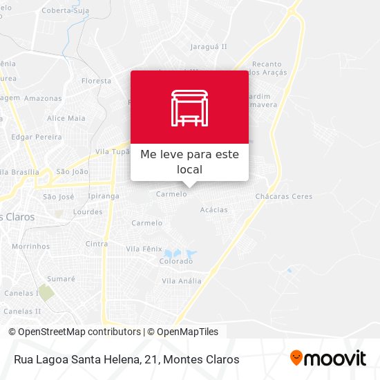 Rua Lagoa Santa Helena, 21 mapa