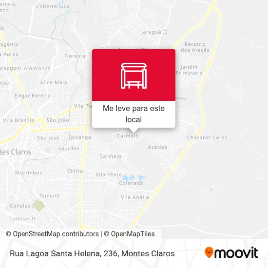 Rua Lagoa Santa Helena, 236 mapa