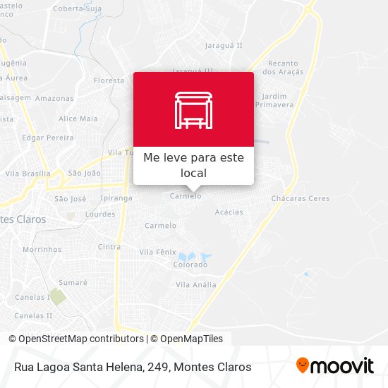 Rua Lagoa Santa Helena, 249 mapa