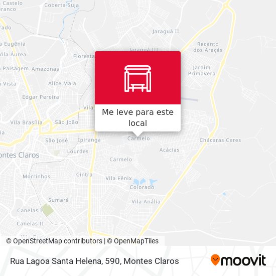 Rua Lagoa Santa Helena, 590 mapa