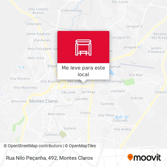 Rua Nilo Peçanha, 492 mapa