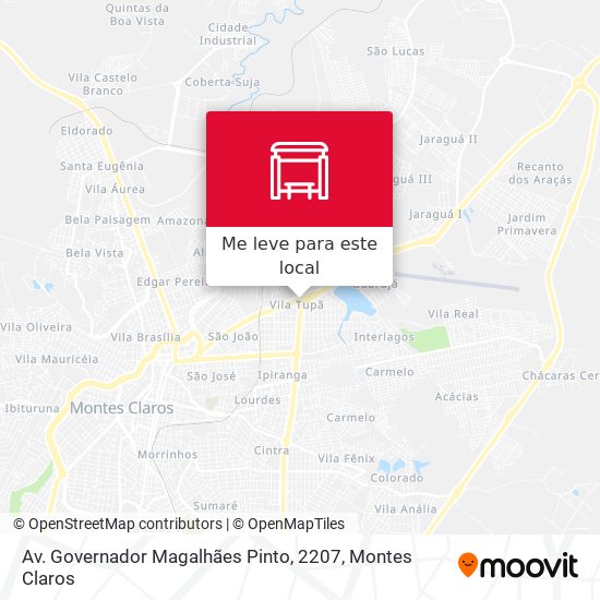 Av. Governador Magalhães Pinto, 2207 mapa