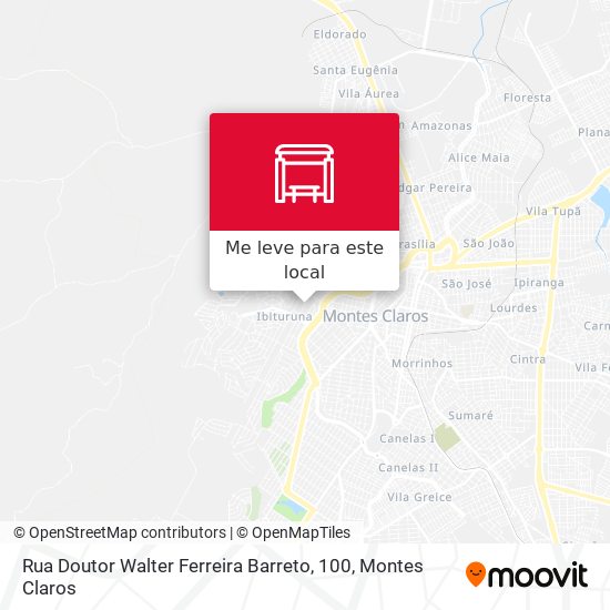 Rua Doutor Walter Ferreira Barreto, 100 mapa