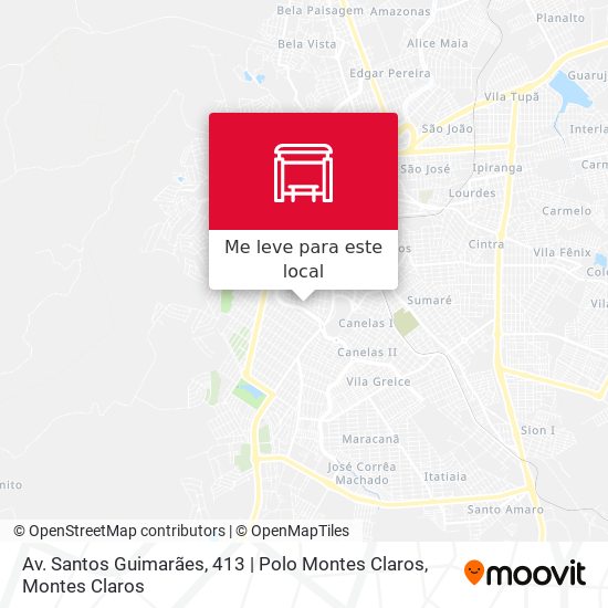 Av. Santos Guimarães, 413 | Polo Montes Claros mapa