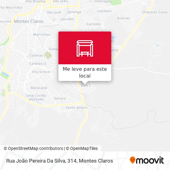 Rua João Pereira Da Silva, 314 mapa