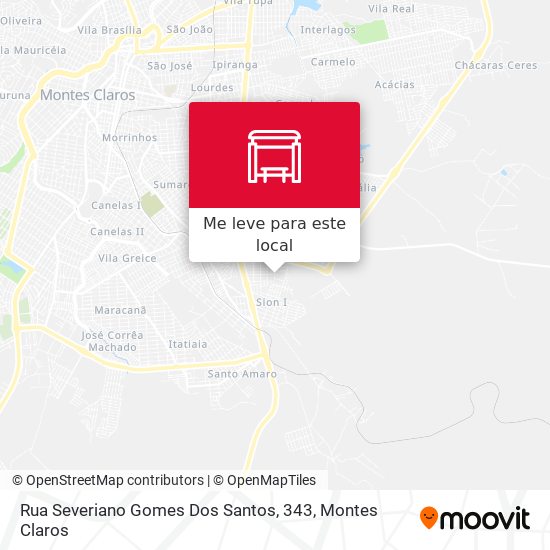 Rua Severiano Gomes Dos Santos, 343 mapa