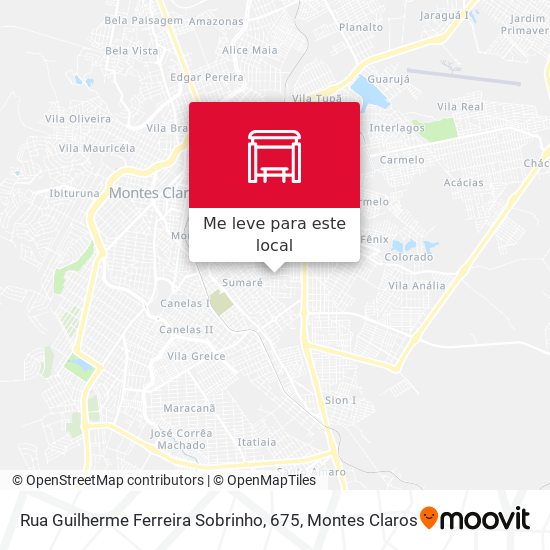 Rua Guilherme Ferreira Sobrinho, 675 mapa