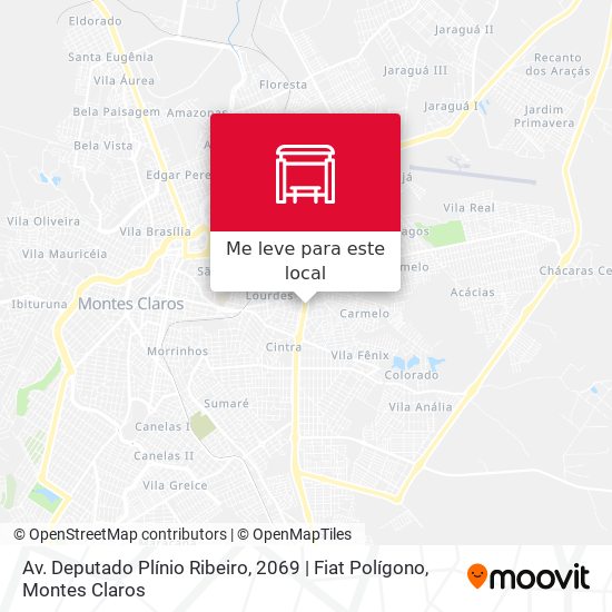 Av. Deputado Plínio Ribeiro, 2069 | Fiat Polígono mapa