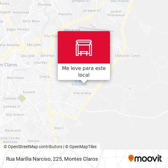 Rua Marília Narciso, 225 mapa