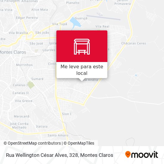 Rua Wellington César Alves, 328 mapa
