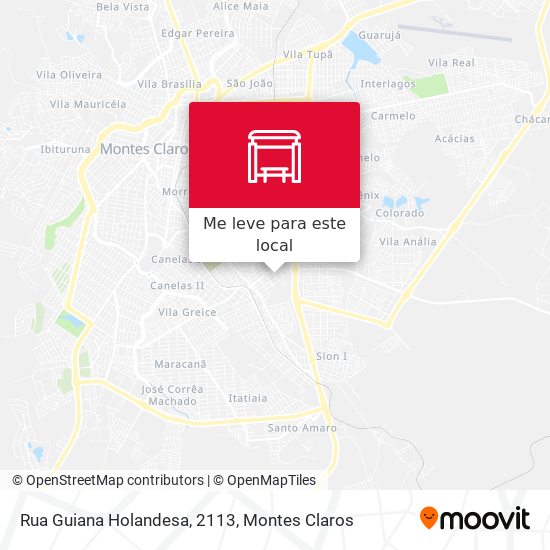 Rua Guiana Holandesa, 2113 mapa