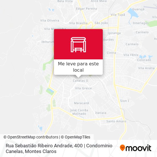 Rua Sebastião Ribeiro Andrade, 400 | Condomínio Canelas mapa