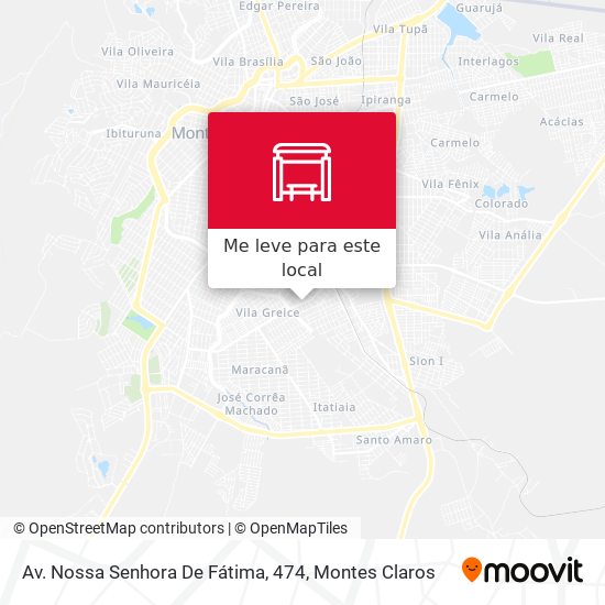 Av. Nossa Senhora De Fátima, 474 mapa