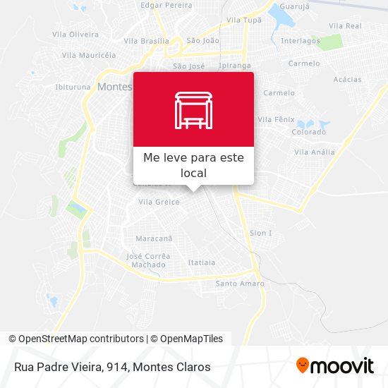 Rua Padre Vieira, 914 mapa