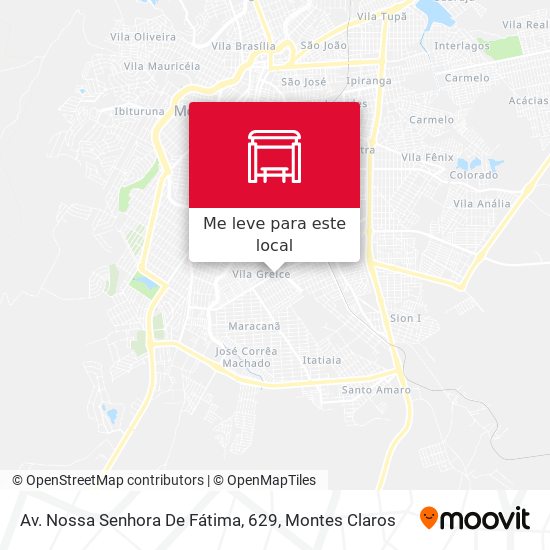Av. Nossa Senhora De Fátima, 629 mapa