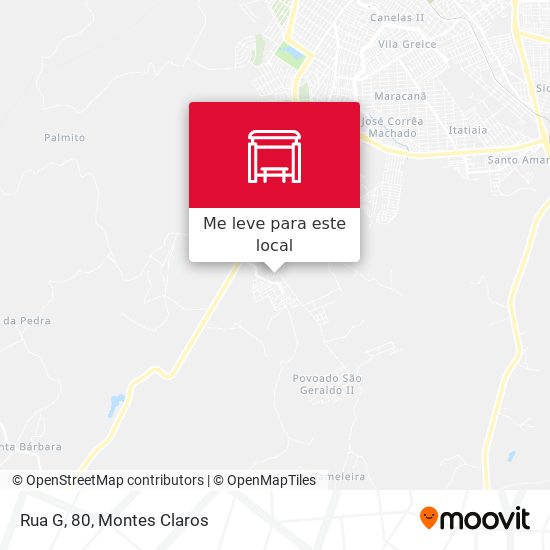 Rua G, 80 mapa