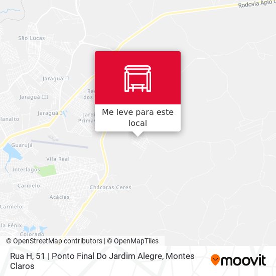 Rua H, 51 | Ponto Final Do Jardim Alegre mapa